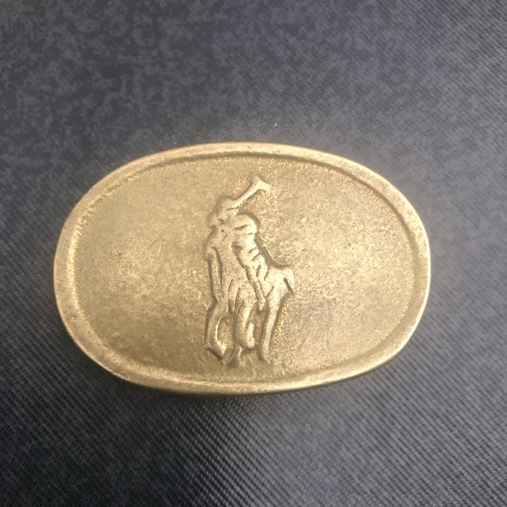 Brass Polo belt buckle